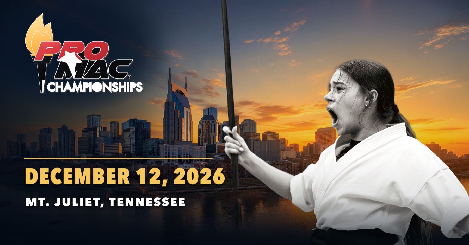2026 PROMAC National Championships in Mt. Juliet, Tennessee on December 12